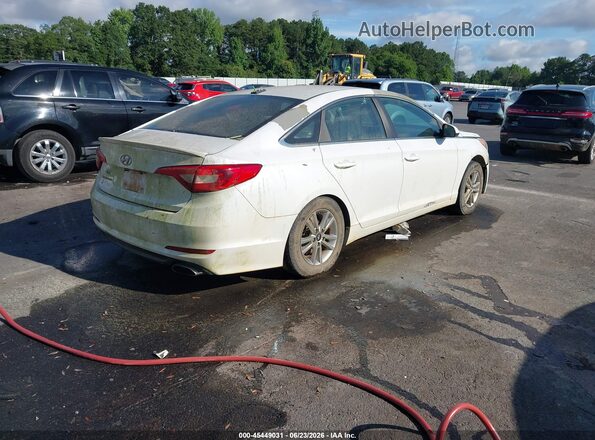 5NPE24AF9HH507083 2017 HYUNDAI SONATA White Rear right