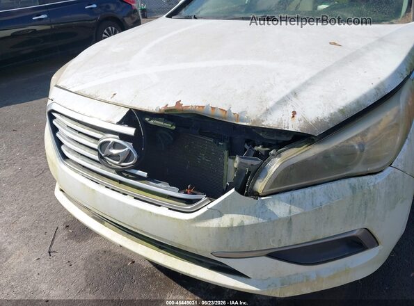 5NPE24AF9HH507083 2017 HYUNDAI SONATA White Rear interior view