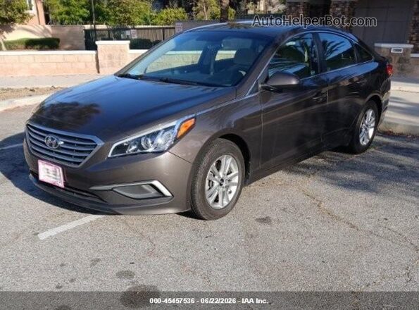 5NPE24AF9HH523333 2017 HYUNDAI SONATA Pewter Vista tres cuartos delantera izquierda