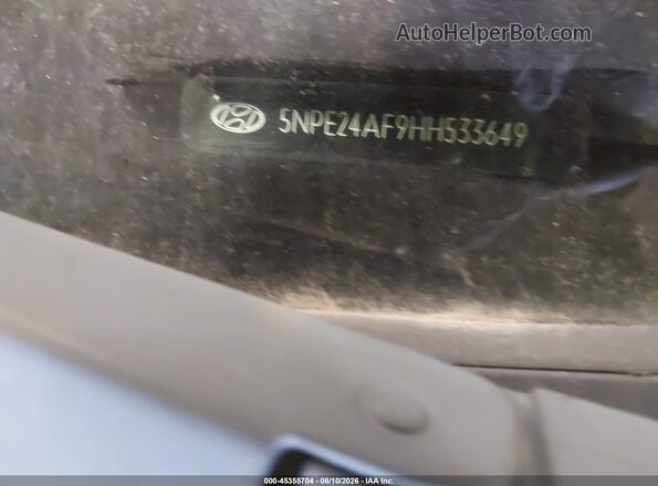 5NPE24AF9HH533649 2017 HYUNDAI SONATA Silver 