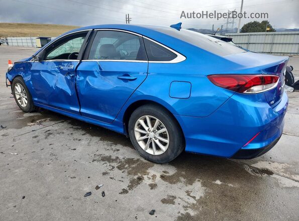 5NPE24AF9JH601471 2018 HYUNDAI SONATA Blue 