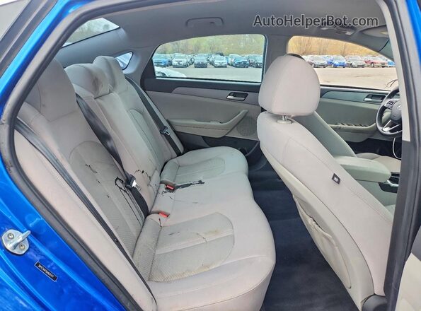 5NPE24AF9JH601471 2018 HYUNDAI SONATA Blue 