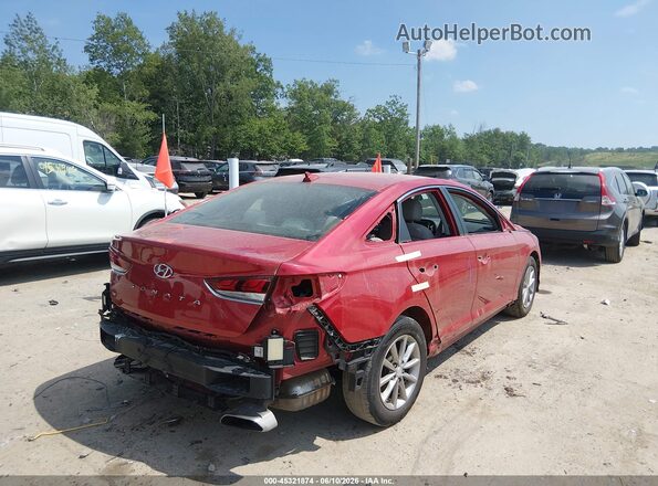 5NPE24AF9JH615161 2018 HYUNDAI SONATA Red Դիմացի տեսք