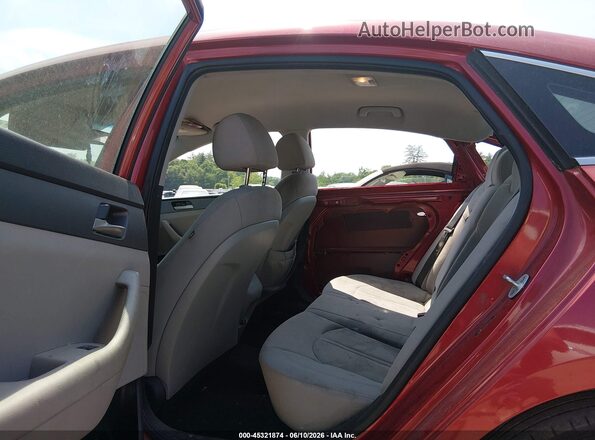 5NPE24AF9JH615161 2018 HYUNDAI SONATA Red VIN կոդի պիտակի տեսք