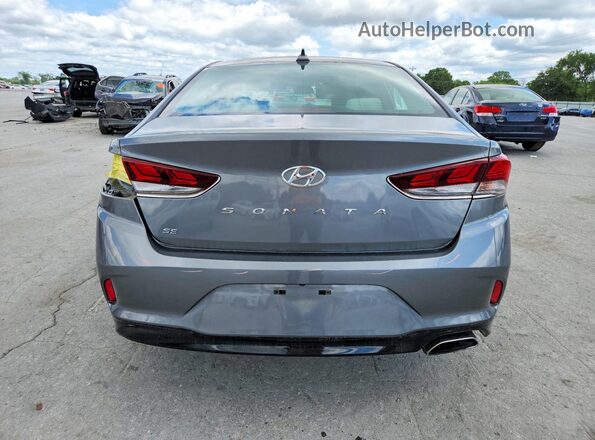 5NPE24AF9JH652825 2018 HYUNDAI SONATA Charcoal Հետևի տեսք