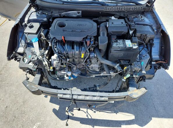 5NPE24AF9JH652825 2018 HYUNDAI SONATA Charcoal Սալոնի հետևի տեսք
