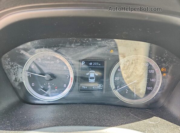 5NPE24AF9JH652825 2018 HYUNDAI SONATA Charcoal Սարքավորումների վահանակի տեսք