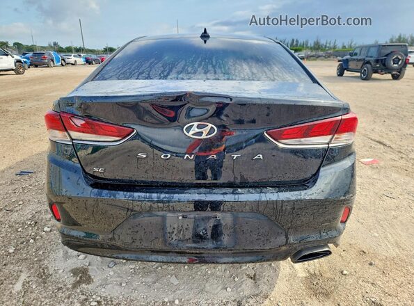 5NPE24AF9KH731140 2019 HYUNDAI SONATA Black Հետևի տեսք