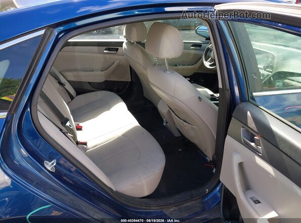 5NPE24AF9KH747192 2019 HYUNDAI SONATA Синий Вид наклейки с VIN-кодом