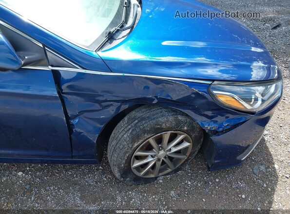 5NPE24AF9KH747192 2019 HYUNDAI SONATA Синий Вид спереди
