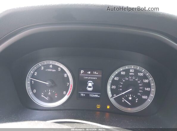 5NPE24AF9KH747192 2019 HYUNDAI SONATA Синий Вид задних сидений