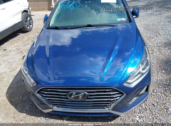 5NPE24AF9KH747192 2019 HYUNDAI SONATA Синий Вид щитка приборов