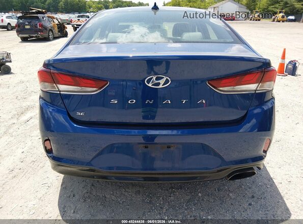 5NPE24AF9KH754661 2019 HYUNDAI SONATA Blue 