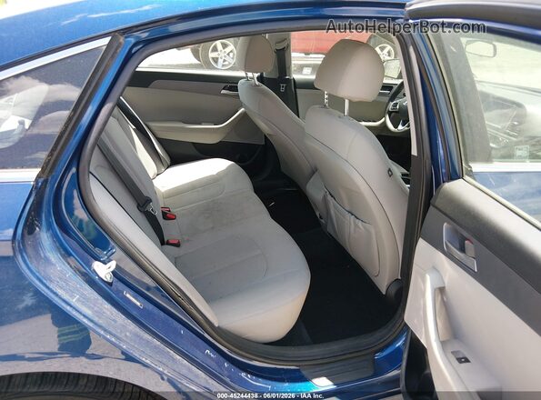 5NPE24AF9KH754661 2019 HYUNDAI SONATA Blue VIN կոդի պիտակի տեսք