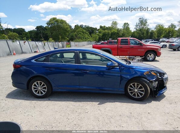 5NPE24AF9KH754661 2019 HYUNDAI SONATA Blue Սարքավորումների վահանակի տեսք