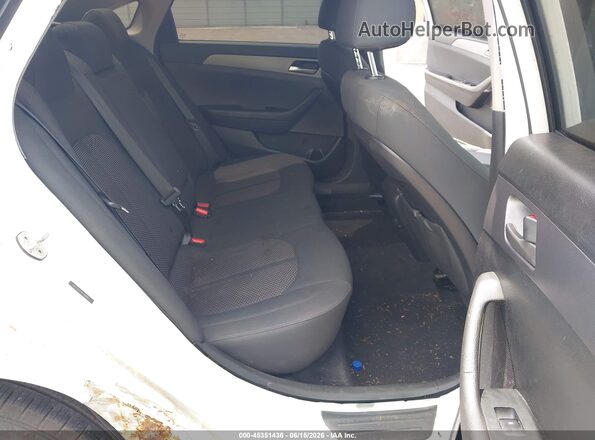 5NPE24AF9KH788082 2019 HYUNDAI SONATA White VIN კოდის სტიკერის ხედი