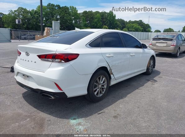 5NPE24AF9KH788082 2019 HYUNDAI SONATA White უკანა მარჯვენა