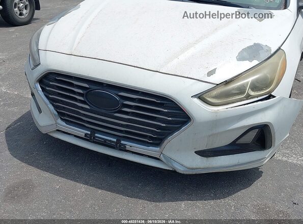 5NPE24AF9KH788082 2019 HYUNDAI SONATA White წინა ხედი