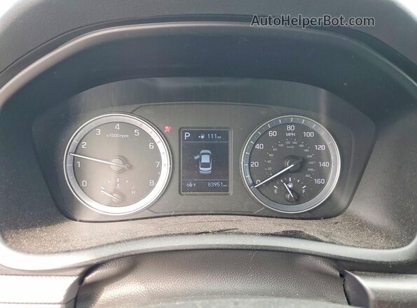 5NPE24AF9KH788633 2019 HYUNDAI SONATA Gray 