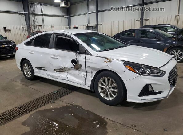 5NPE24AF9KH804460 2019 HYUNDAI SONATA White Передня права чверть