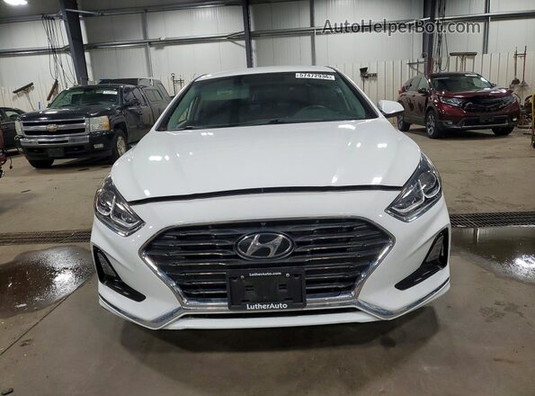 5NPE24AF9KH804460 2019 HYUNDAI SONATA White Вид спереду