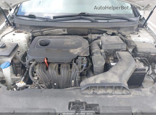 5NPE24AF9KH804474 2019 HYUNDAI SONATA White Հետևի տեսք