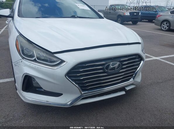 5NPE24AF9KH804474 2019 HYUNDAI SONATA White Սարքավորումների վահանակի տեսք