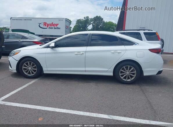 5NPE24AF9KH804474 2019 HYUNDAI SONATA White Սալոնի 360 աստիճան տեսք
