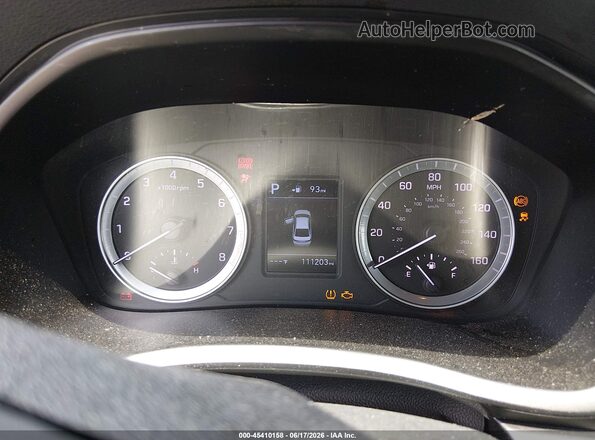 5NPE24AF9KH805916 2019 HYUNDAI SONATA Черный Вид задних сидений