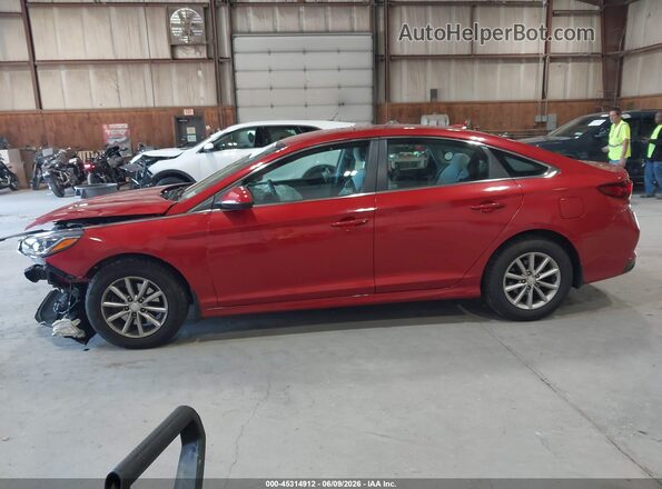 5NPE24AF9KH810338 2019 HYUNDAI SONATA Red 