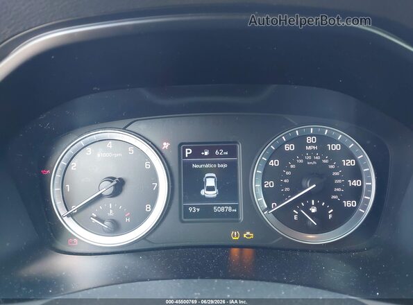 5NPE24AF9KH819413 2019 HYUNDAI SONATA Black უკანა სავარძლების ხედი