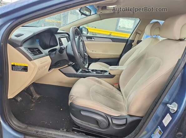 5NPE24AFXGH263152 2016 HYUNDAI SONATA Charcoal Widok wnętrza z przodu