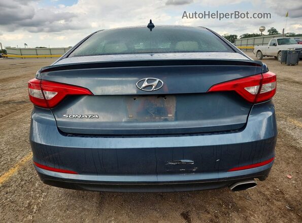 5NPE24AFXGH263152 2016 HYUNDAI SONATA Charcoal Widok z tyłu