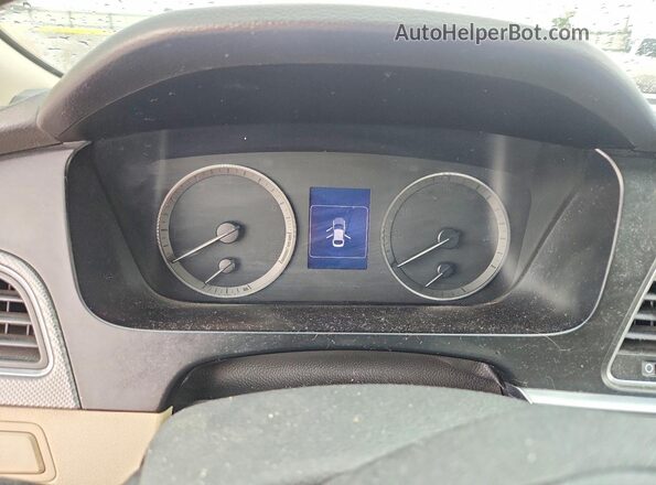 5NPE24AFXGH263152 2016 HYUNDAI SONATA Charcoal Widok zestawu wskaźników