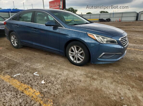 5NPE24AFXGH263152 2016 HYUNDAI SONATA Charcoal Przód prawy