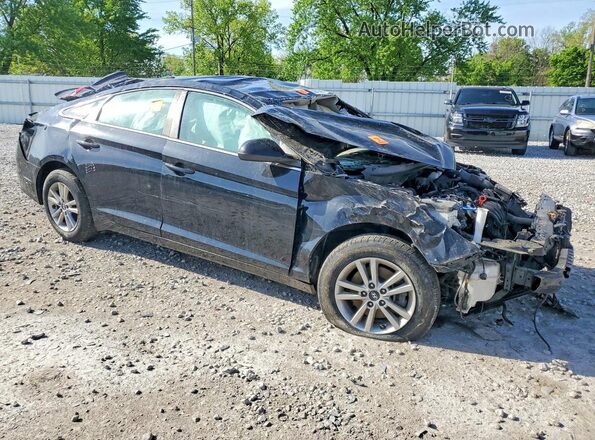 5NPE24AFXGH283904 2016 HYUNDAI SONATA Black Передня права чверть