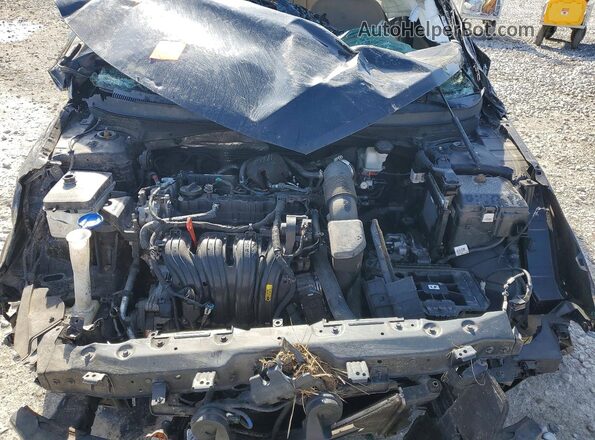 5NPE24AFXGH283904 2016 HYUNDAI SONATA Black Вид задньої частини салону