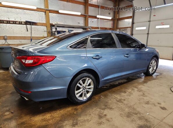 5NPE24AFXGH301849 2016 HYUNDAI SONATA Blue Задня права чверть