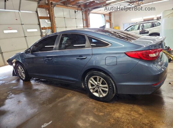 5NPE24AFXGH301849 2016 HYUNDAI SONATA Blue Задня ліва чверть