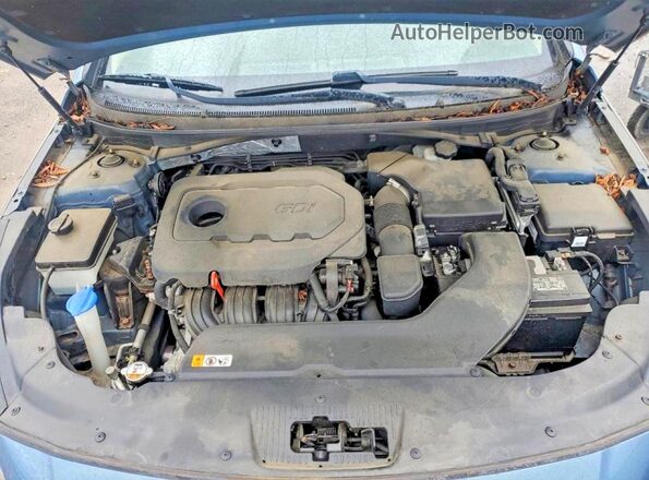 5NPE24AFXGH312270 2016 HYUNDAI SONATA Blue 