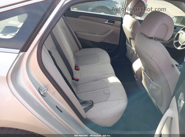 5NPE24AFXGH400333 2016 HYUNDAI SONATA Silver VIN კოდის სტიკერის ხედი