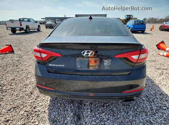 5NPE24AFXGH403488 2016 HYUNDAI SONATA Black Вид ззаду