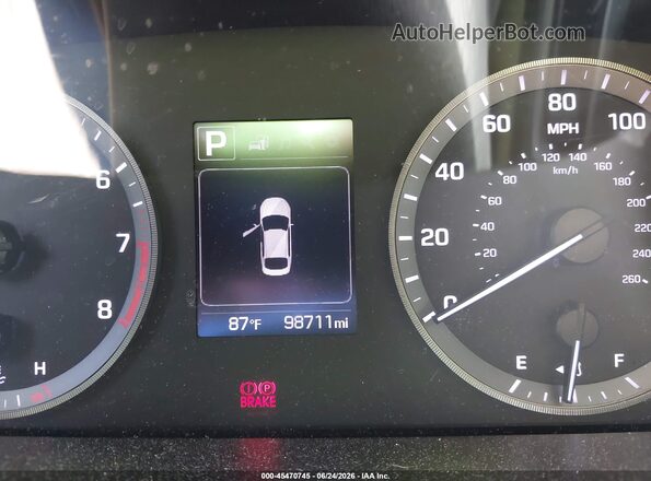 5NPE24AFXGH407010 2016 HYUNDAI SONATA Серебряный Вид задних сидений