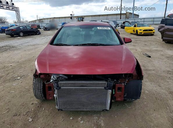 5NPE24AFXGH420470 2016 HYUNDAI SONATA Red Դիմացի տեսք