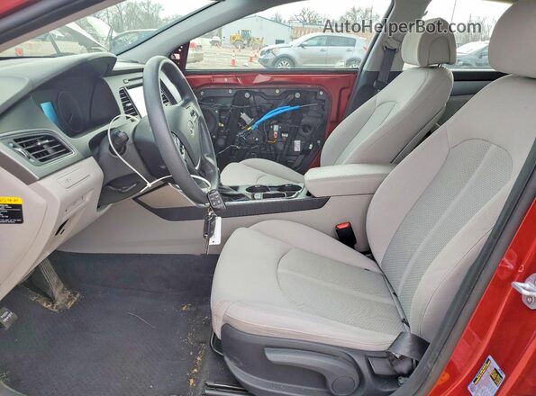 5NPE24AFXGH420470 2016 HYUNDAI SONATA Red Սալոնի դիմացի տեսք