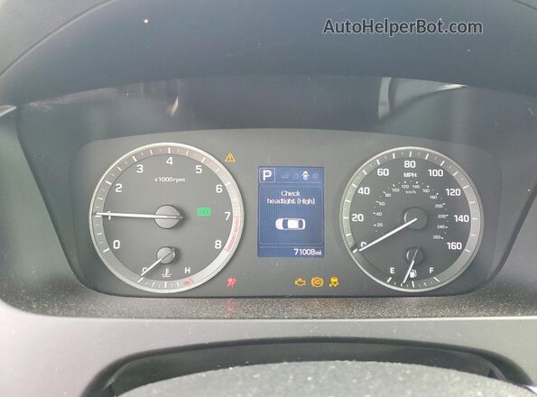 5NPE24AFXGH420470 2016 HYUNDAI SONATA Red Սարքավորումների վահանակի տեսք