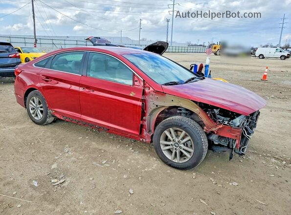 5NPE24AFXGH420470 2016 HYUNDAI SONATA Red Առջևի աջ