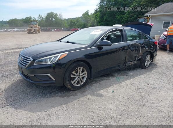 5NPE24AFXGH429217 2016 HYUNDAI SONATA Black 