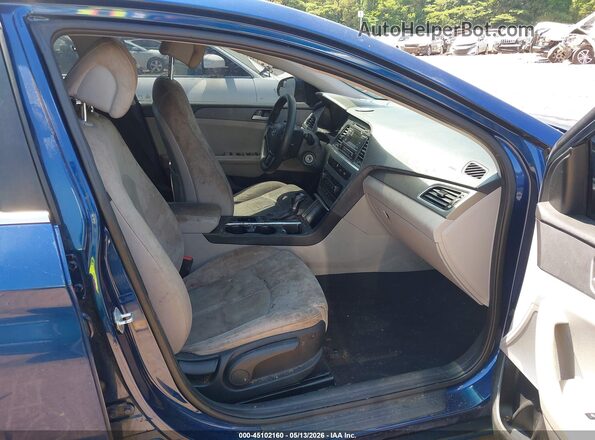 5NPE24AFXHH485532 2017 HYUNDAI SONATA Blue 