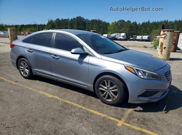 5NPE24AFXHH506301 2017 HYUNDAI SONATA Silver Przód prawy